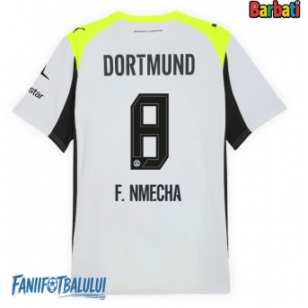 Borussia Dortmund Felix Nmecha #8 Tricou Fotbal Replică 2025-26 Barbati Deplasare